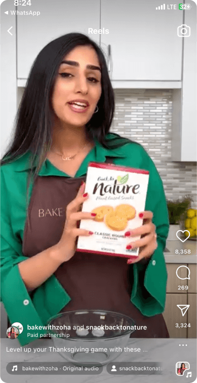 Creator partnership showcase