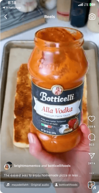 Creator partnership showcase