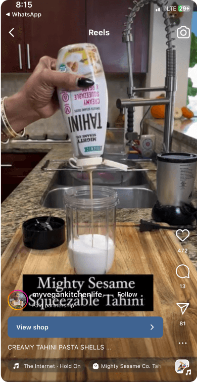 Creator partnership showcase