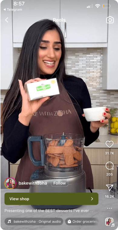 Creator partnership showcase